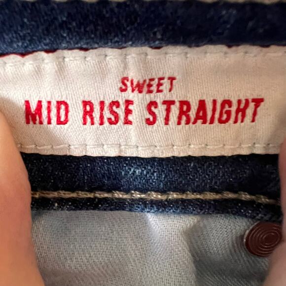 Lucky Brand Jeans Womens Size 10/30 Sweet Mid Rise Embroidered Flowers Cotton - Picture 11 of 16